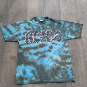Vtg ACDC 2000  CONCERT WORLD TOUR TEE MENS L